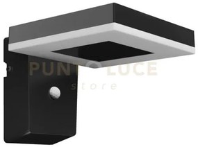 Zonal ultra efficient, lampada quadrata solare da muro con sensore