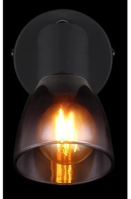 Globo 54312-1 - Faretto da parete SATELLA 1xE14/25W/230V nero