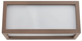Applique Flute Design - E27 Mattone (Ruggine - Corten)