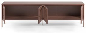 Mobile TV burgundy in metallo 160x50x35 cm Fayna – Marckeric