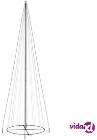 vidaXL Albero di Natale a Cono Bianco Freddo 1134 LED 230x800 cm