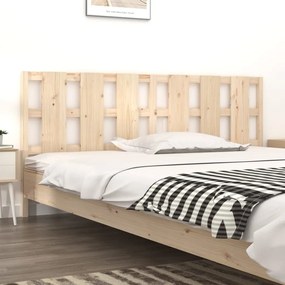 Testiera Per Letto 205,5x4x100 Cm Legno Massello Di Pino /