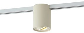Faretto moderno beige per sistema a binario monofase - Iconic Rondoo Up