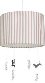 Atmosphera - Lampadario a sospensione per bambini SCOTT su cavo 1xE27/40W/230V a tema cani