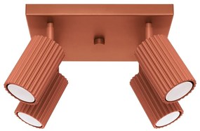 Faretto color mattone 25x25 cm Gleam – Sollux