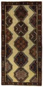 Shiraz Tappeto persiano 70 x 150 Beige (Iran) Annodato A Mano