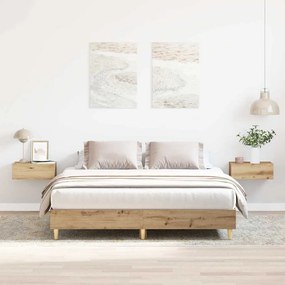 Giroletto Senza Materasso Rovere Artigianale 140x200 Cm /