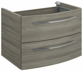 Mobile da bagno sotto lavabo PELIPAL grigio L 70 x H 48 x P 48 cm 2 cassetti, lavabo non incluso