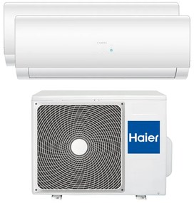 Condizionatore a muro multisplit inverter HAIER Flair 9 + 9 18000 BTU classe raffreddamento A+++, classe di riscaldamento A+, bianco