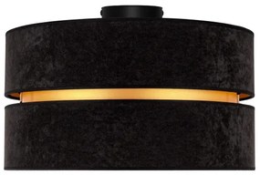 Duolla - Plafoniera DUO 1xE27/40W/230V diametro 40 cm nero/oro