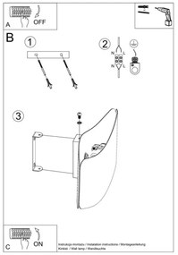 Sollux SL.1018 - Applique TILA 2xG9/40W/230V 40 cm bianca