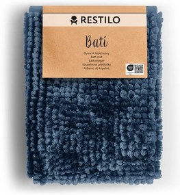 Tappeto da bagno blu scuro, 50 x 70 cm Bati - AmeliaHome
