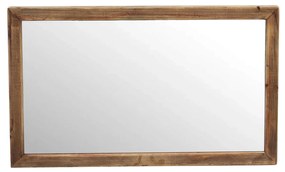 PEZ - specchio in legno di pino invecchiato