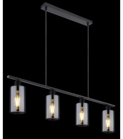 Globo 15465-4H - Lampadario a sospensione con filo HADERA 4xE27/60W/230V