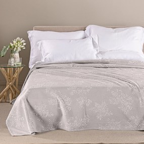Copriletto non Trapuntato in Raso Jacquard Brughiera