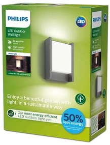 Philips - Lampada da parete esterna ARBOUR LED 3,8W 230V IP44