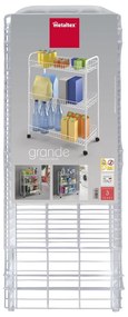 Supporto mobile per bagno a tre livelli Laundry, 31 x 84 cm - Metaltex
