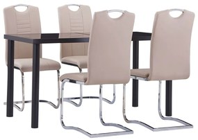 Set Da Pranzo 5 Pz İn Similpelle Cappuccino /