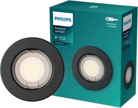 Philips - Faretto da incasso PERIDOT 1xGU10/7W/230V nero