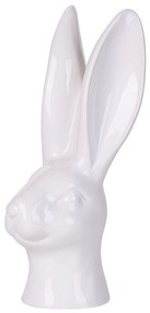 Figura decorativa ceramica bianco 26 cm GUERANDE Beliani