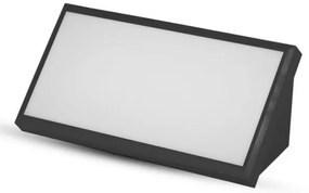 Lampada da parete LED esterna 20W 230V 4000K IP65 nera