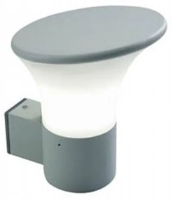 Applique Da Esterno Moderna Belen Alluminio E Termoplastica Grigio 1 Luce E27