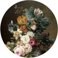 KEK Amsterdam Carta da parati panoramica Golden Age Flowers 11 Circle - M - 1.9m