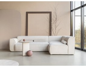 Divano angolare componibile color crema (con penisola a destra) Flex Felix – Miuform