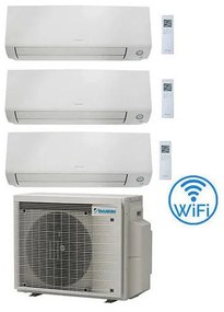 Daikin - Climatizzatore garanzia italia Perfera All Seasons Wifi Trial Split Inverter 7000 + 9000 + 12000 btu con u.e. 3MXM68A9 Classe a+++/a++