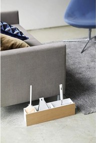 Organizer bianco/di colore naturale in metallo per cancelleria Rin – YAMAZAKI