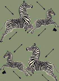Jannelli & Volpi Carta da parati Zebras Grasscloth - 26008
