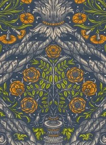 Mindthegap Carta da parati Floral Ornament - WP20453