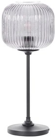 Lampada da tavolo metallo grigio e nero 50 cm TOSNA Beliani