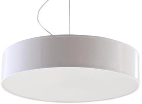 Lampadario a sospensione con filo ARENA 45 3xE27/60W/230V bianco