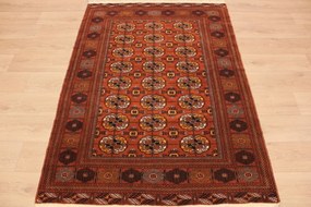 Turkmen Tappeto orientale 140x200 (Afghanistan) Annodato A Mano