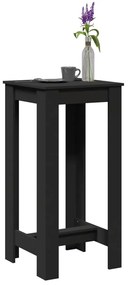 Tavolo Da Bar Nero 51x50x103,5 Cm İn Legno Multistrato /