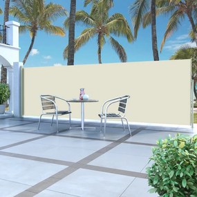 Tenda Da Sole Laterale Retrattile 160 X 500 Cm Crema /