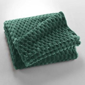 Coperta verde in microflanella 125x150 cm Mini Frosty – douceur d'intérieur