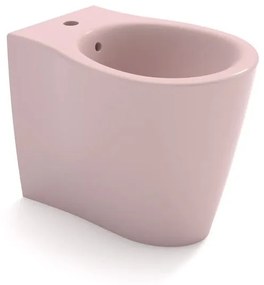 Bidet filomuro soft OLYMPIA CERAMICA Rosa lucido