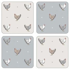 Set di 4 sottobicchieri in sughero Farmer Farmers Kitchen - Cooksmart ®