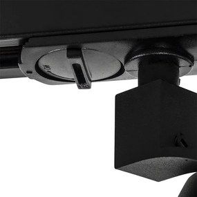 Sistema a binario con 3 faretti neri monofase - GO