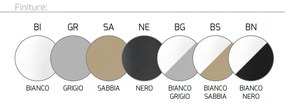 Plafoniera Moderna Rett. 2 Moduli Wally Metallo Grigio 2 Luci 2G11 52Cm