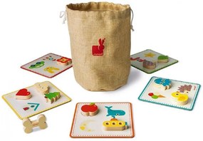 Gioco di Riconoscimento - Tattile Memory Touch' - legno