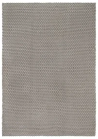 Tappeto Rettangolare Grigio 160x230 Cm İn Cotone /