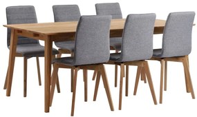 Tavolo da pranzo in rovere naturale , 180 x 90 cm Filippa - Rowico
