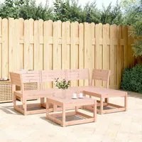 Set Salotto da Giardino 4 pz in Legno Massello di Douglascod mxl 113559