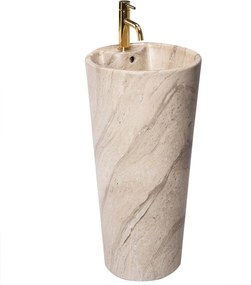 Lavabo monolitico Blanka Natural Matt