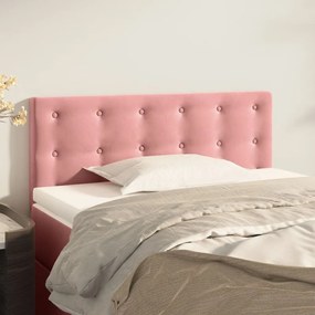 Testiera Rosa 90x5x78/88 Cm İn Tessuto /