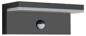 Brilagi-LED Applique da esterno con sensore TESSI LED/10W/230V nera IP54