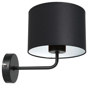 Lampada da parete ARDEN 1xE27/60W/230V nero/bianco
